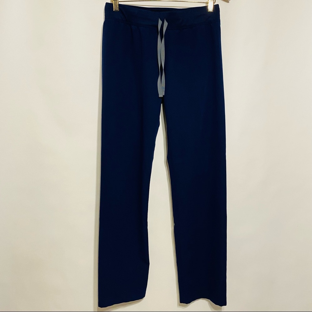 Figs Womens Navy Blue Technical Collection Livingston Scrub Pants Size Small